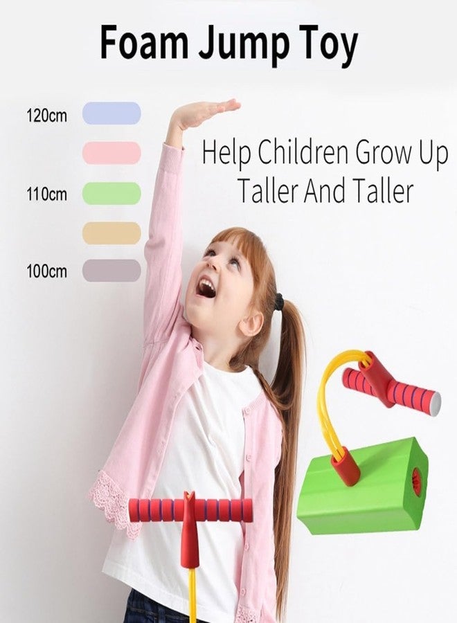TINKDAS عصا القفز تينكداس، ألعاب قفز مطاطية عالية المرونة للأطفال، ألعاب قفز مبتكرة لتدريب الأطفال، تحسين توازن الأطفال، متعة القفز متعددة الألوان (عبوة من قطعة واحدة) - Image 4